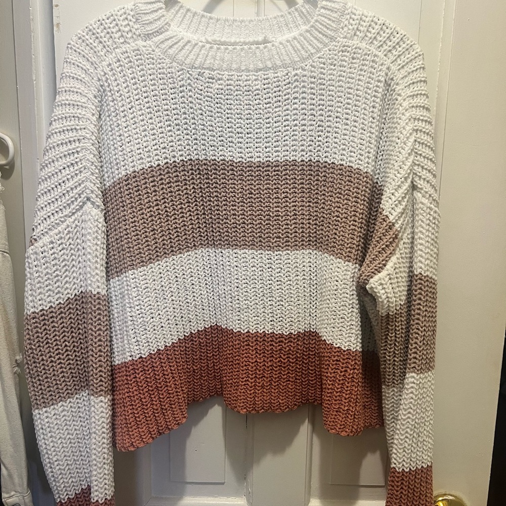 Size small, comfy sweater